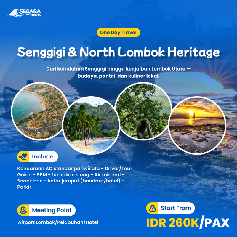 Senggigi & North Lombok Heritage | Segara Travel Lombok - Travel Agency Lombok - Segara Travel