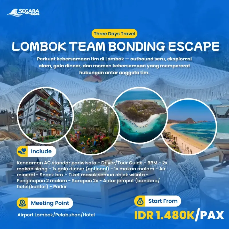 Lombok Team Bonding Escape